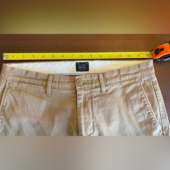 J Crew Mens 484 slim garment dyed stretch 5 pocket pant size 28 brown - Picture 4 of 5